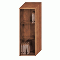  Шкаф для документов со стеклянной дверью узкий средний Исп.13