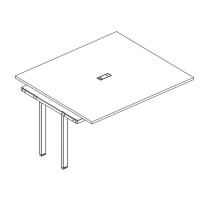 Секция стола для переговоров на металлокаркасе А4 Б1 131-1 БП