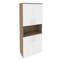 Шкаф высокий широкий (4 низких фасада ЛДСП) O.ST-1.5