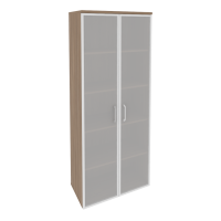 Шкаф высокий широкий (2 высоких фасада стекло в раме) O.ST-1.10R
