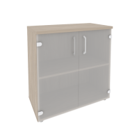 Шкаф низкий широкий (2 низких фасада стекло) O.ST-3.2