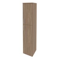 Шкаф высокий узкий правый (1 средний фасад ЛДСП + 1 низкий фасад ЛДСП) O.SU-1.8(R)