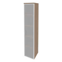 Шкаф высокий узкий правый (1 высокий фасад стекло в раме) O.SU-1.10R(R)