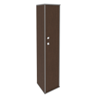 Шкаф высокий узкий левый/правый (1 средняя дверь ЛДСП, 1 низкая дверь ЛДСП) Л.СУ-1.8 Л/Пр