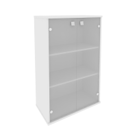 Шкаф средний широкий (2 средние двери стекло) Л.СТ-2.4