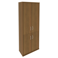 Шкаф высокий широкий (2 низкие двери ЛДСП, 2 средние двери ЛДСП) А.СТ-1.3