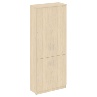 Шкаф высокий широкий (2 низкие двери ЛДСП, 2 средние двери ЛДСП) В.СТ-1.3